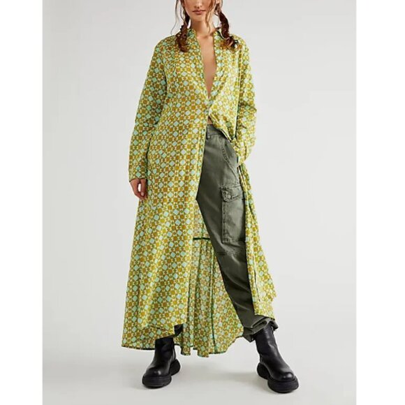 Free People Little Daisy Shirt Dress - Picture 3 of 14